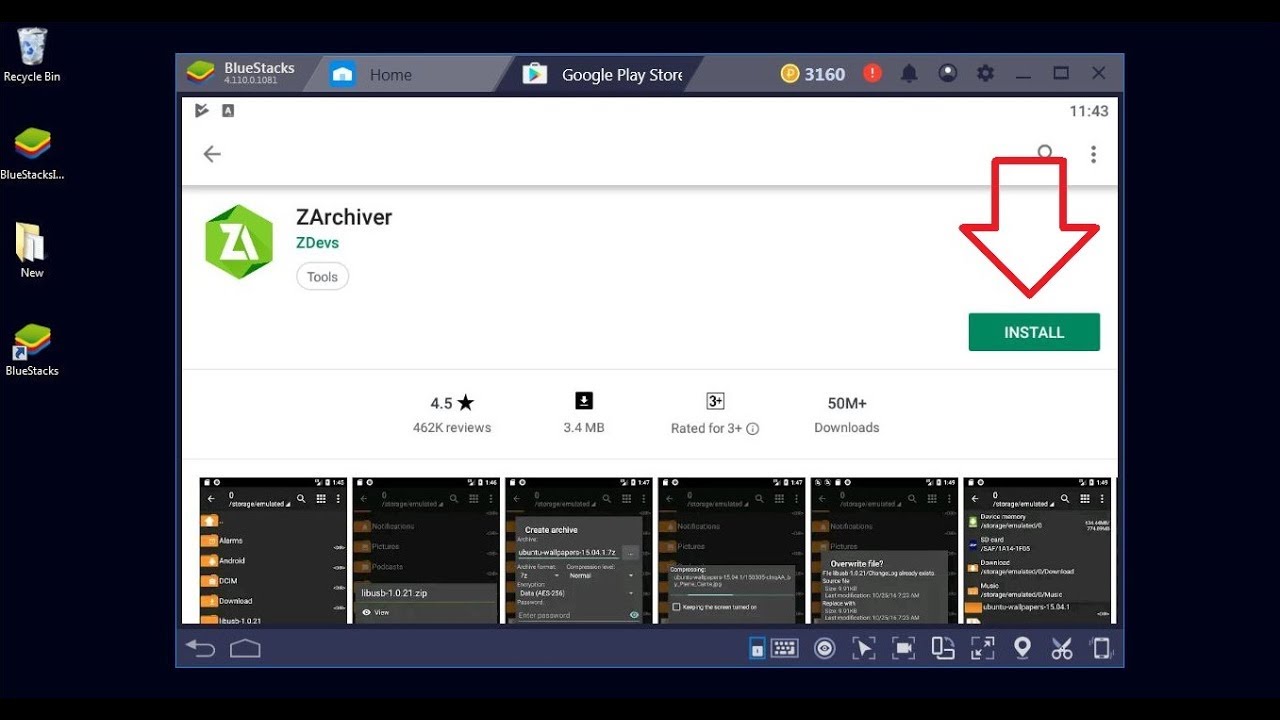 download zarchiver on PC